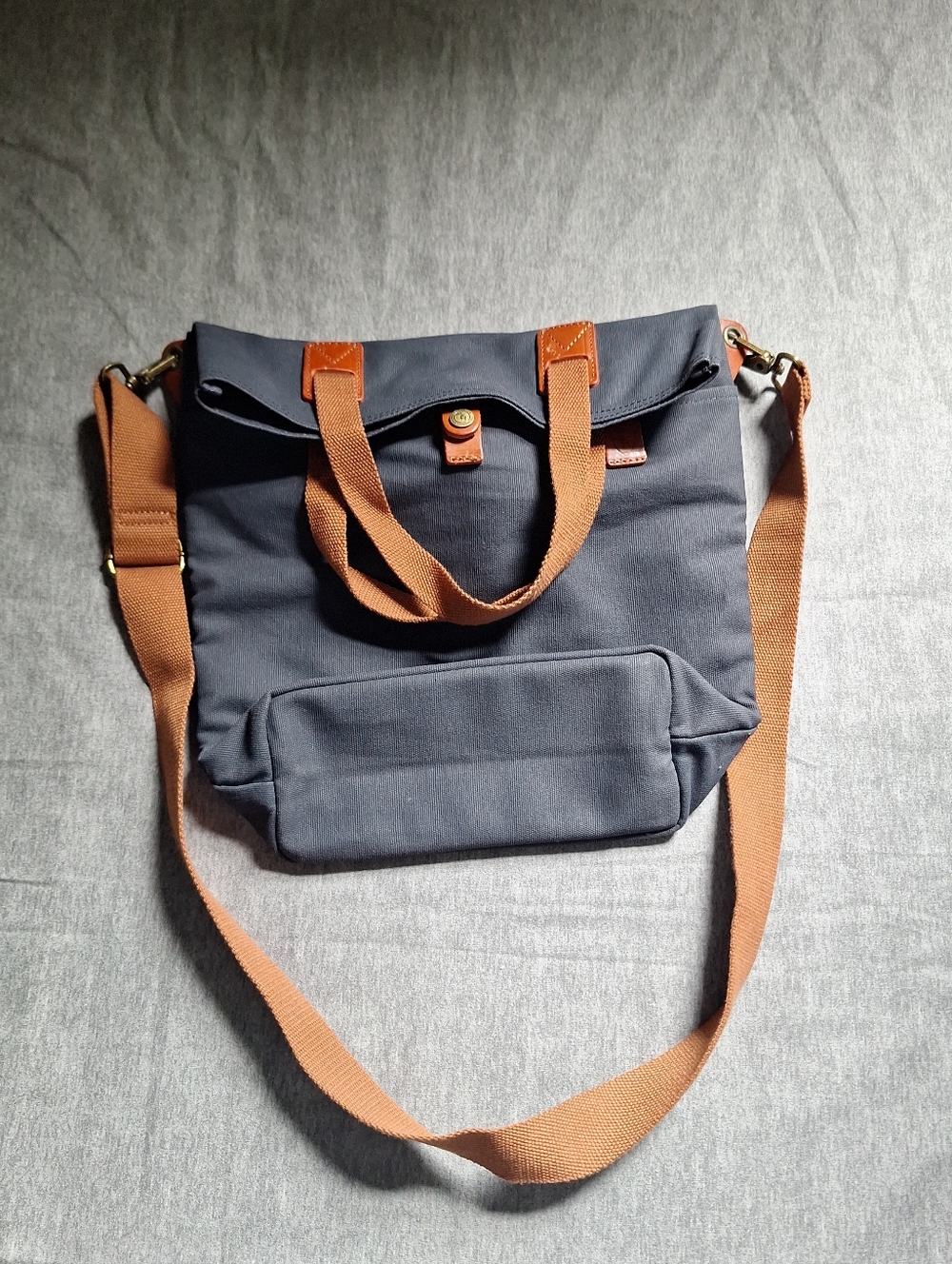 Tourbon  Canvas Clip-on Quick-release Bike Panniers Versatile Shoulder Bag - Picture 11 of 16